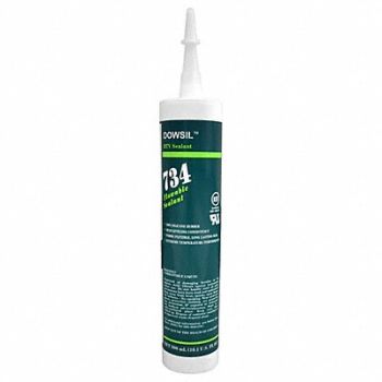DOW CORNING Silicone Sealant White 734, 53DC21