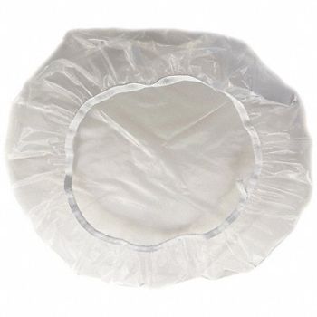 GRAINGER APPROVED Drum Cover Clear 30 gal Antistatic PK100, 3JJN5