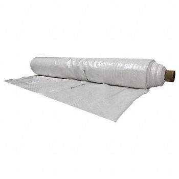 AMERICOVER Reinforced Plastic 100ft L 20 ft W White, 803EE0