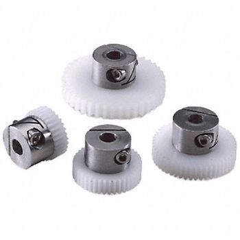 KHK GEARS Plastic F-Loc Spur Gears, 792ZG9
