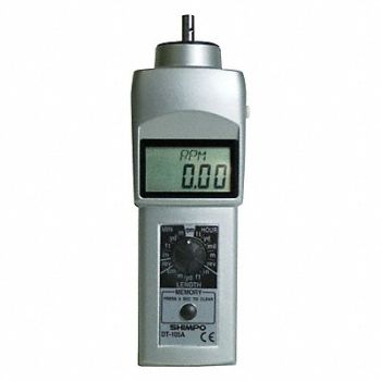 SHIMPO Tachometer 0.10 to 25 000 rpm, 21YD66