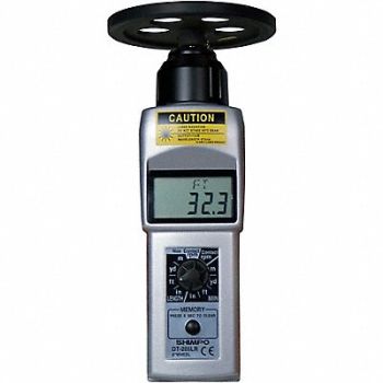SHIMPO Tachometer 6 to 99 999 rpm, 21YD77