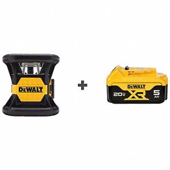 STANLEY BLACK DECKER Rotary Laser Cordless 20v Bonus Battery, 385XT3