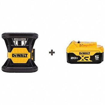 STANLEY BLACK DECKER Rotary Laser Cordless 20v Bonus Battery, 385XT2