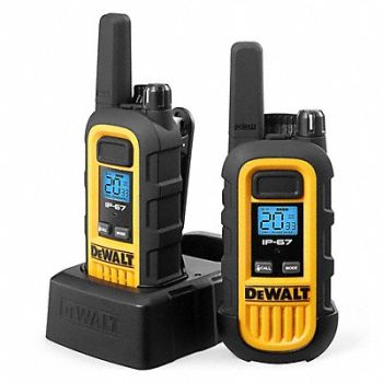 DEWALT Portable Two Way Radio FRS/GMRS Band, 55GZ35