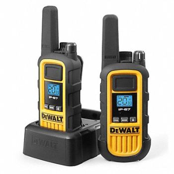 DEWALT Portable Two Way Radio FRS/GMRS Band, 55GZ36