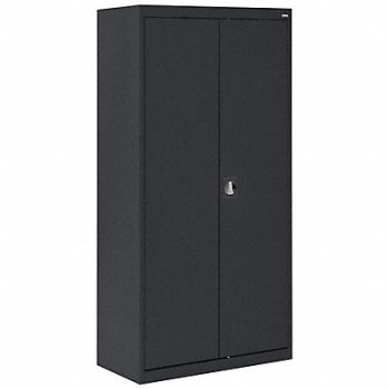 SANDUSKY Storage Cabinet 72 x36 x24 Black 4Shlv, 4BE37