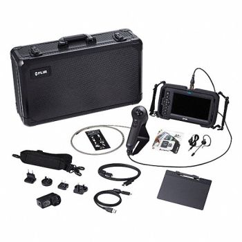 FLIR Videoscope Kit: 640 x 480, 2 M Shaft Lg, 3.9 Mm Shaft Dia, 3.9 Mm Camera Dia, 7 in Display Size