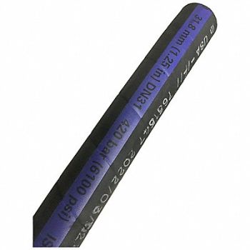 AEROQUIP Hydraulic Hose 1 ft L Black, 797PM4
