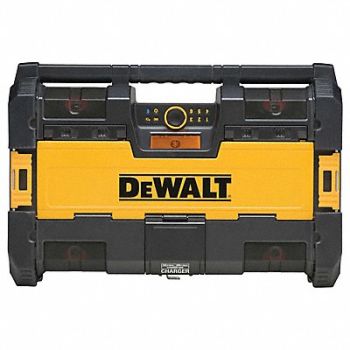 DEWALT MobRadioSysStorTrunk Cord Cordless AM/FM, 48VE67