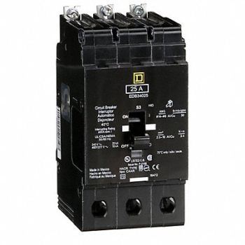 SQUARE D Circuit Breaker 25A Bolt On 277/480V 3P, 3TW39