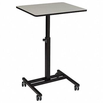 OKLAHOMA SOUND EduTouch Sit-Stand Cart Coated Stl Frame, 393F56