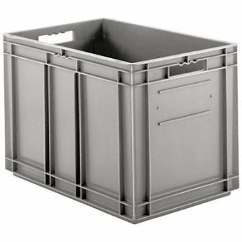 SSI SCHAEFER Straight Wall Ctr Gray Solid PP, 4VL90