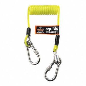 ERGODYNE Tool Lanyard Coiled, 256WH8