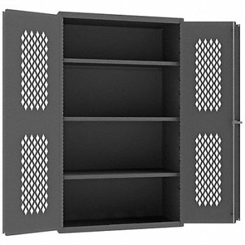 DURHAM MFG Storage Cabinet 84 x36 x24 Gray 3Shlv, 3NYK6