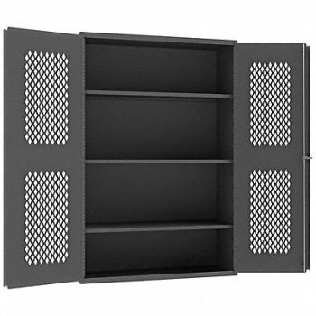 DURHAM MFG Storage Cabinet 72 x48 x24 Gray 3Shlv, 3NYK7