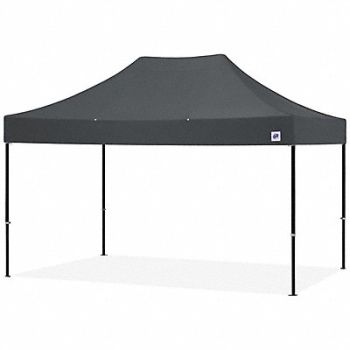 E-Z UP Shelter Gray 10 ft W 15 ft L, 800J11