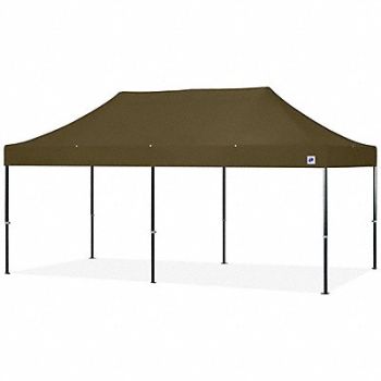 E-Z UP Shelter Green 10 ft W 20 ft L, 800J13