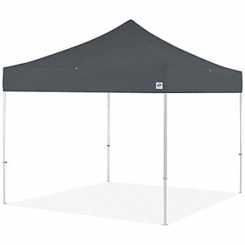 E-Z UP Shelter Tent Gray 13 ft W 13 ft L, 800J17