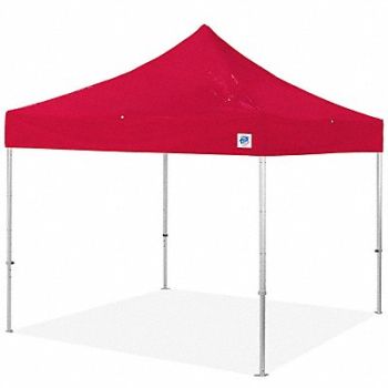 E-Z UP Shelter Red 13 ft W 13 ft L, 800J20