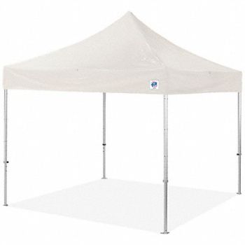 E-Z UP Shelter White 13 ft W 13 ft L, 800J21