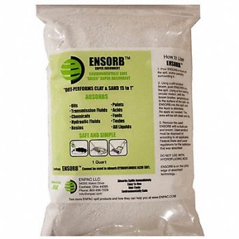 ENPAC Loose Absorbent 1 qt. Bag PK12, 6FJF7