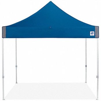 E-Z UP Shelter Blue 10 ft W 10 ft L, 800J24