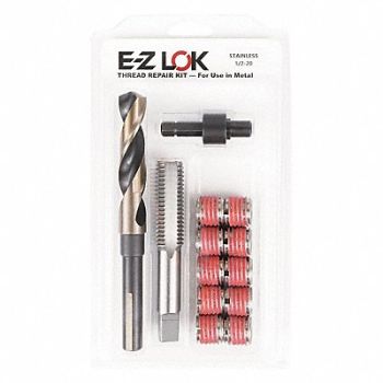 GRAINGER APPROVED Threaded Insert for Metal, 807TH8