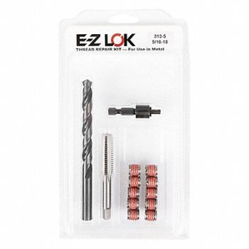 GRAINGER APPROVED Threaded Insert for Metal, 807TJ4