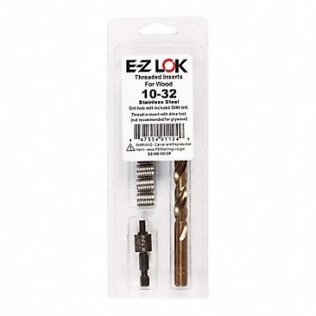 GRAINGER APPROVED Threaded Insert for Wood, 807TU5