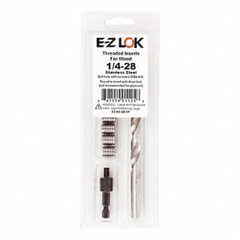 GRAINGER APPROVED Threaded Insert for Wood, 807TU6