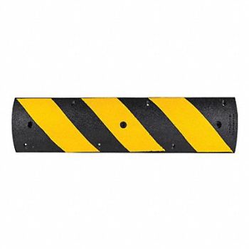 GRAINGER APPROVED Speed Bump Black/Yellow 2-1/4 H x 48 L, 49ZZ32