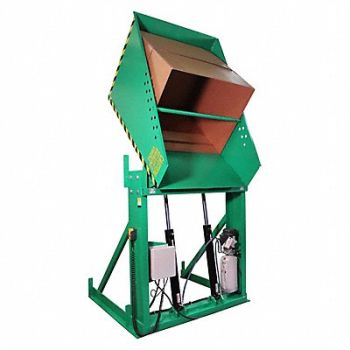 VALLEY CRAFT Box Dumper 51x48 Chute 36 Dump ht 2000lb, 807EM7