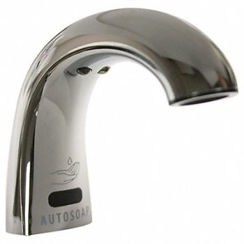 RUBBERMAID COMMERCIAL PRODUCTS Soap Dispenser Chrome 800mL, 15A662