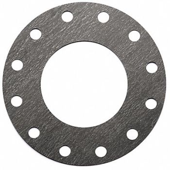 GRAINGER APPROVED Flange Gasket Full Face 8 Pipe, 55YY12
