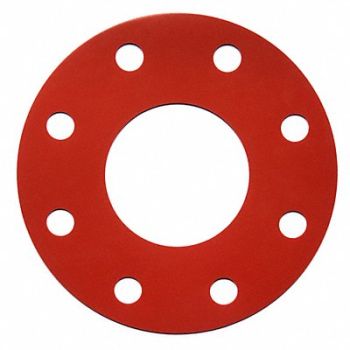 GRAINGER APPROVED Flange Gasket Full Face 4 Pipe, 55ZA49