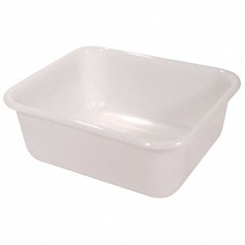 RUBBERMAID COMMERCIAL PRODUCTS Tote Box 352 oz 12 3/8 in W WH, 43XA24