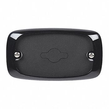 FEDERAL SIGNAL Bezel Black 4-13/16 Lx2-13/16 Hx3/32 W, 454W37