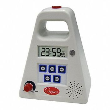 COOPER ATKINS Timer 24 Hour LCD, 9JXT0