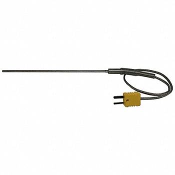 DAYTON Thermocouple Probe Mini Plug 6 L, 798GE5