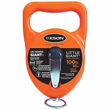 KESON GIANT Chalk Line Reel 100 Ft 15 Oz 1 to 1 Gear, 2UJZ7