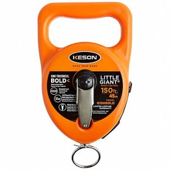 KESON Chalk Line Reel 150 ft L Orange, 492U65