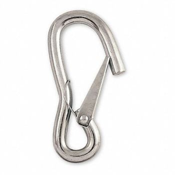 LUCKY LINE PRODUCTS Eyelet Spring Snap L 4 In, 4FCN5