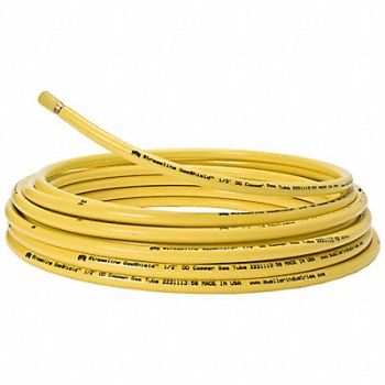 STREAMLINE Plastic coated Yellow coil 5/8 OD 50 ft., 2LKK6