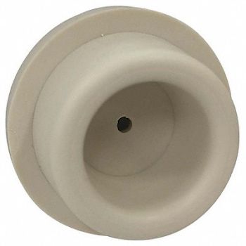 GRAINGER APPROVED Concave Wall Door Stop, 4JG95