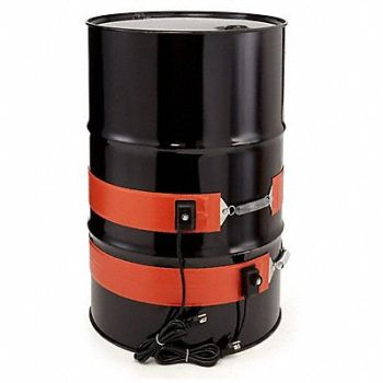 BRISKHEAT Drum Heater 1.3 A 5 gal Plastic, 21EJ63