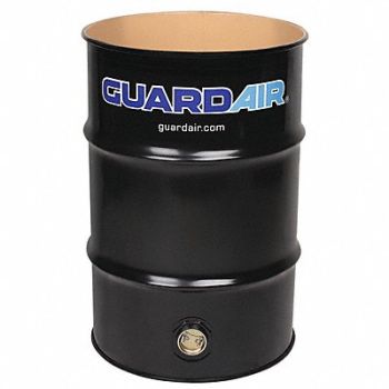 GUARDAIR Vacuum Drum Open Head 30 gal Black, 5JJD0