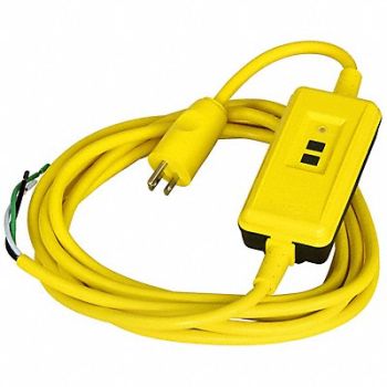 HUBBELL WIRING DEVICE-KELLEMS Self-Test Portable GFCI, 793TJ7