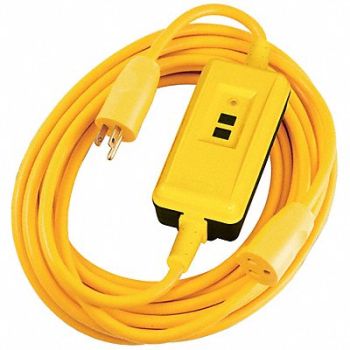 HUBBELL WIRING DEVICE-KELLEMS Self-Test Portable GFCI, 793TJ5