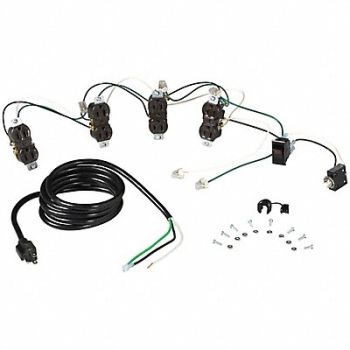 TENNSCO Wiring Kit Unassembled For Workbenches, 1PB78